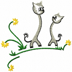 Mice Embroidery Design 8